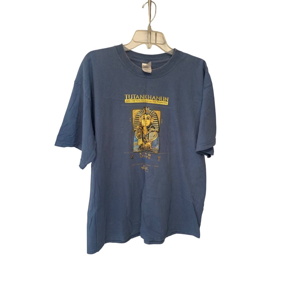Gildan Womens Size XL Short Sleeve Tee Tshirt Shirt Tutankhamun Pharoah King Tut